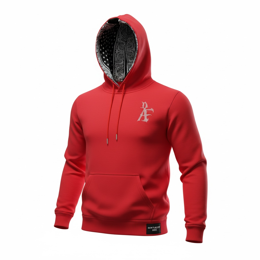 The DAF Unisex Red Hoodie